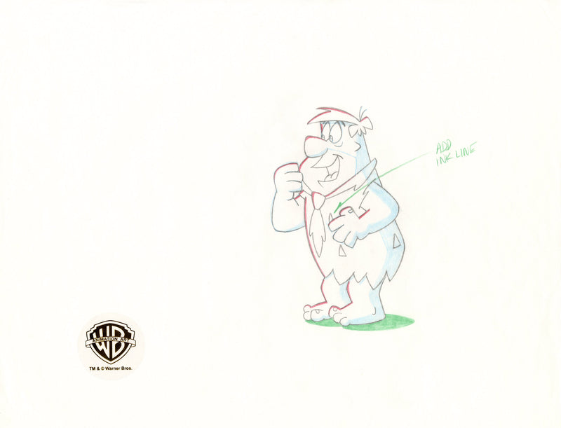 The Flintstones Original Production Drawing: Fred Flintstone