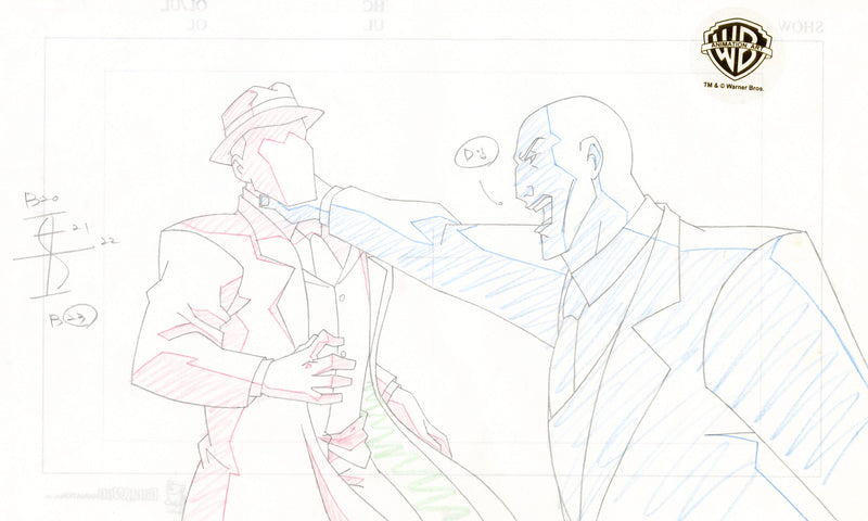 Justice League Unlimited Original Production Drawing: The Question, Lex Luthor