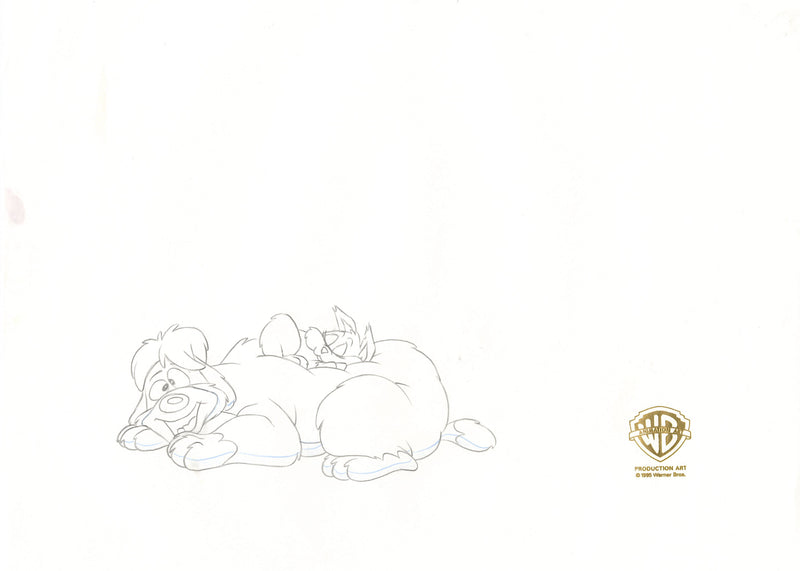 Animaniacs Original Production Drawing: Runt, Rita
