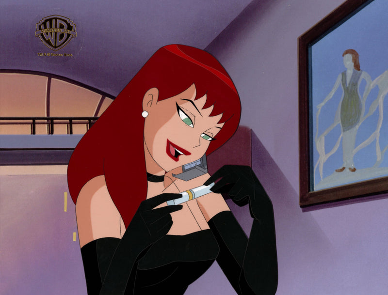 Superman The Animated Series Original Production Cel with Matching Drawing: Lana Lang