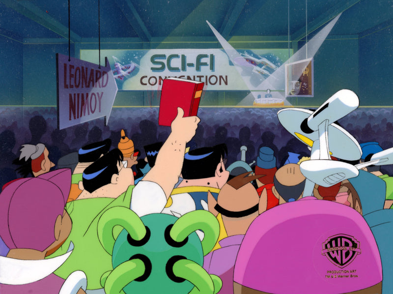 Freakazoid Original Production Cel on Original Production Background: Star Trek Fans