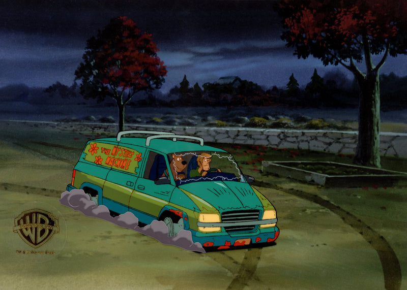 Scooby-Doo and the Witch's Ghost Original Production Cel and Matching Drawings: Scooby-Doo, Shaggy
