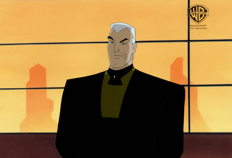 Batman Beyond Original Production Cel with Matching Drawing: Derek Powers