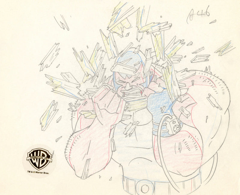 Batman The Animated Series Original Production Drawing: Bane