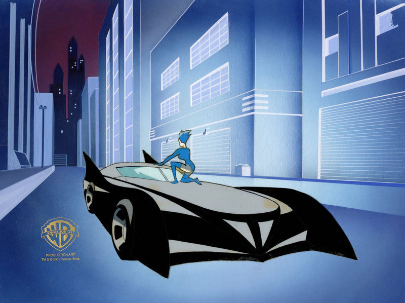 The New Batman Adventures Original Production Cel on Original Background: Livewire