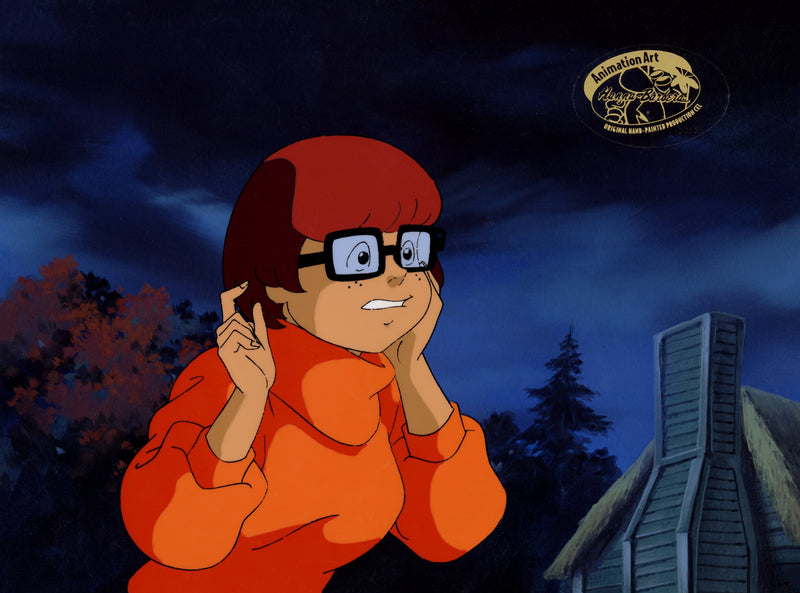 Scooby-Doo and the Witch's Ghost Original Production Cel on Original Background: Velma