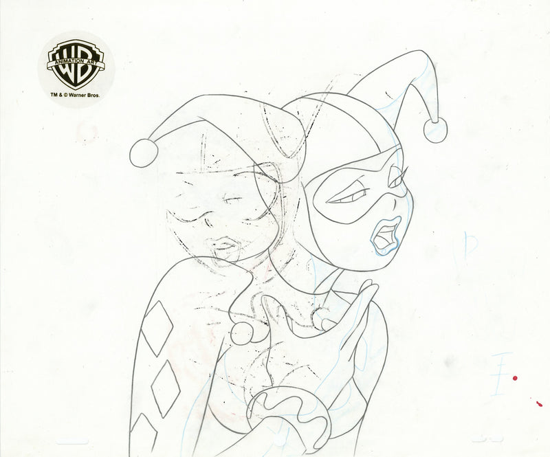 Batman The Animated Series Original Production Drawing: Harley Quinn