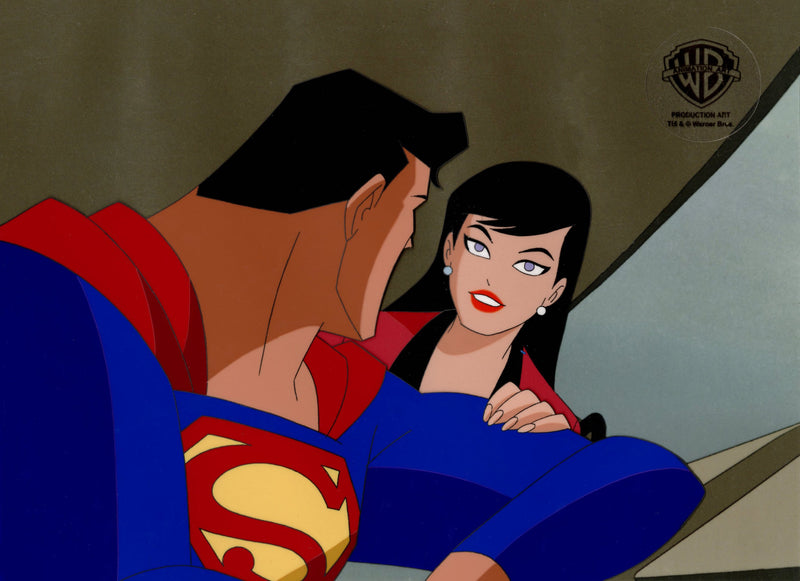 Superman The Animated Series Original Production Cel: Superman, Lois Lane