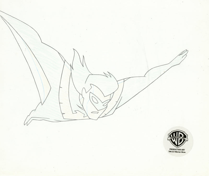 The New Batman Adventures Original Production Drawing: Nightwing