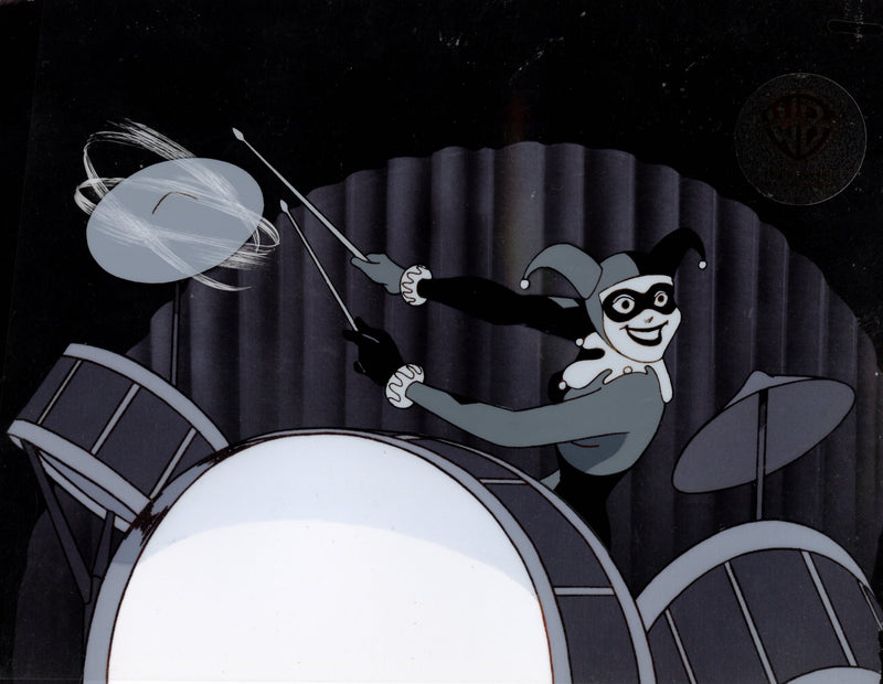Batman The Animated Series Original Production Cel with Matching Drawing: Harley Quinn