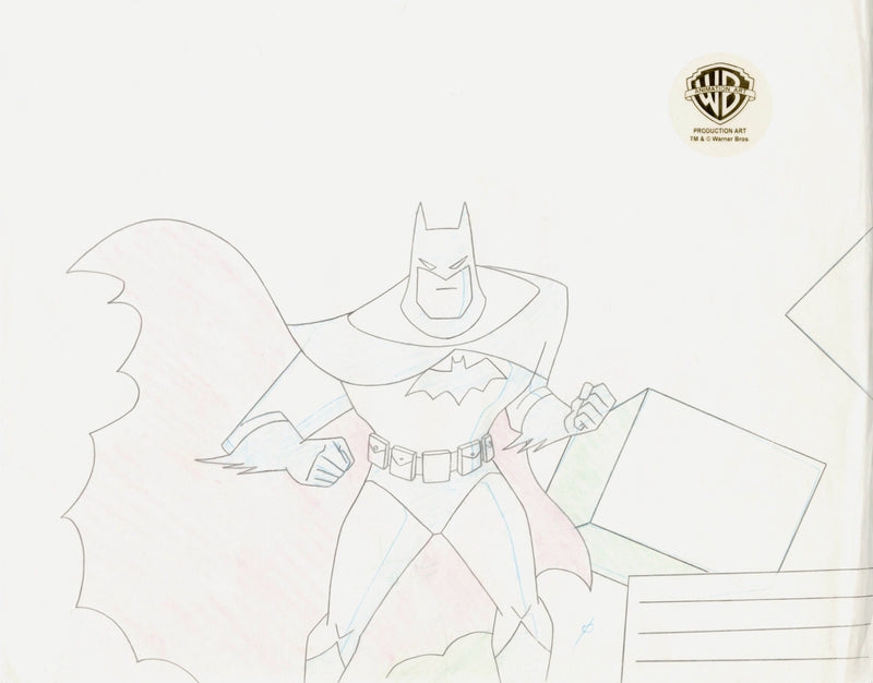 The New Batman Adventures Original Production Drawing: Batman