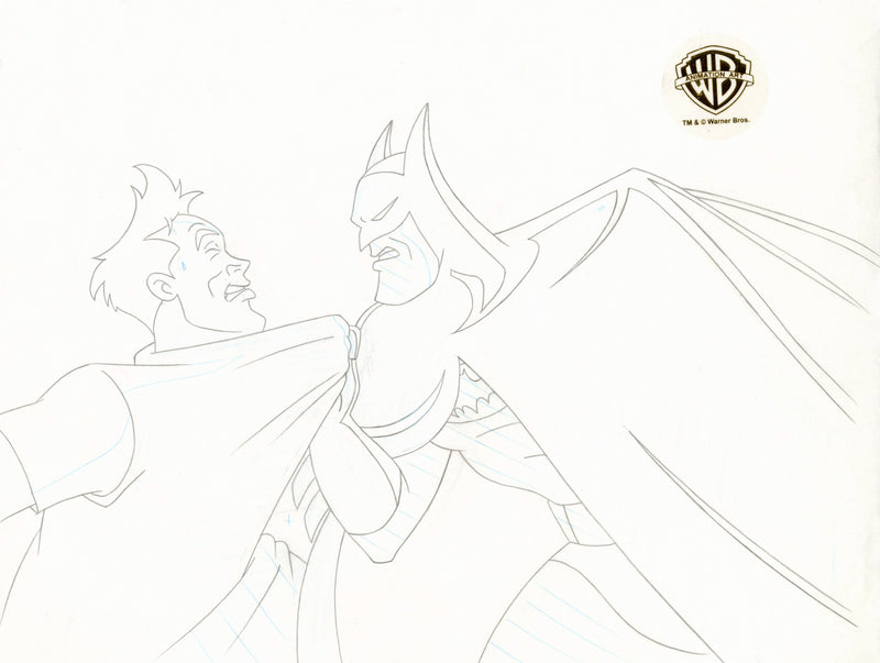 Batman: Mask of the Phantasm Original Production Drawing: Batman