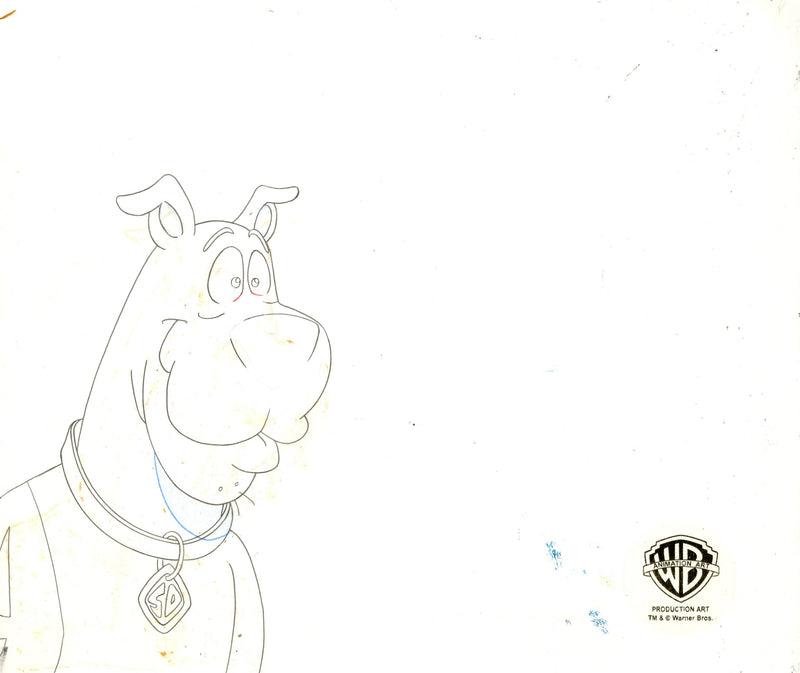 Scooby-Doo on Zombie Island Original Production Cel with Matching Drawings Signed by Bob Singer: Scooby, Shaggy