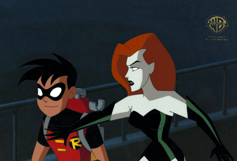 The New Batman Adventures Original Production Cel: Robin, Poison Ivy