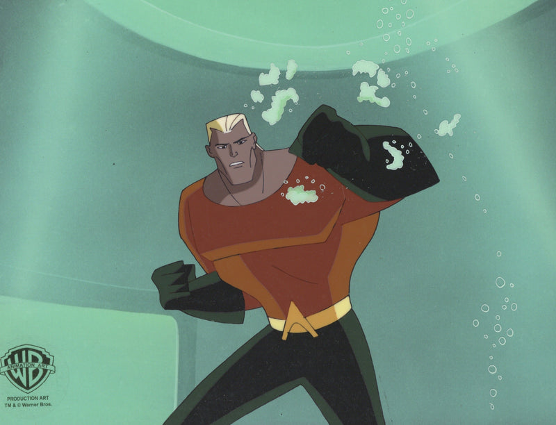 Superman The Animated Series Original Production Cel: Aquaman
