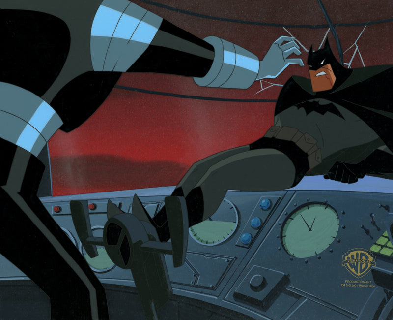 The New Batman Adventures Original Production Cel on Original Background: Batman, Mr. Freeze