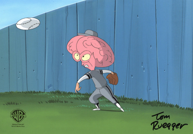 Freakazoid Original Production Cel Signed by Tom Ruegger: Lobe