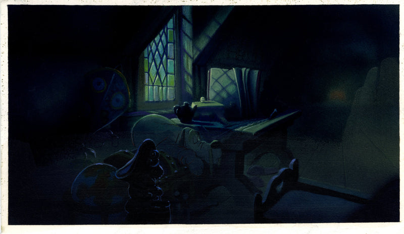 Thumbelina Original Concept Painting: Background Key