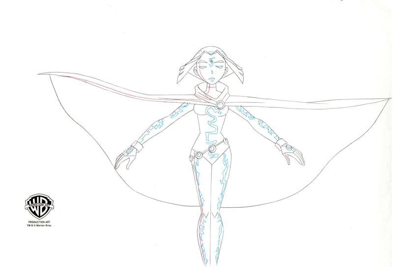 Teen Titans Original Production Drawing: Raven [Basic Frame] - Choice Fine Art