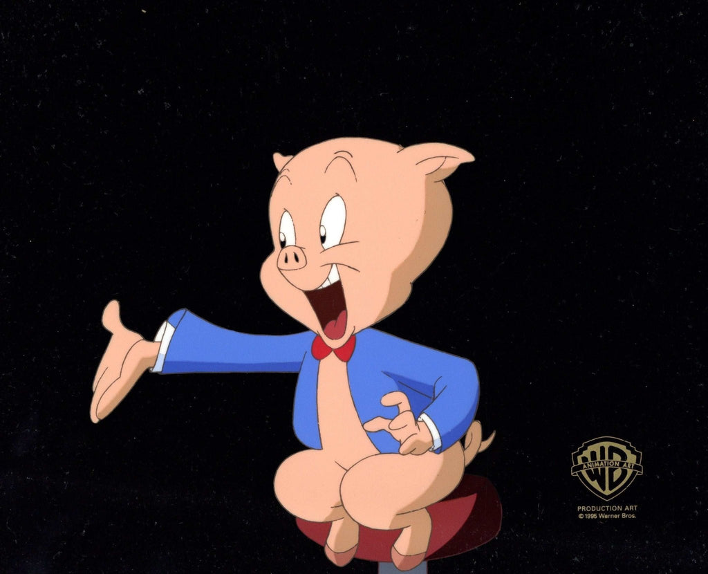 Animaniacs Original Production Cel: Porky Pig - Choice Fine Art