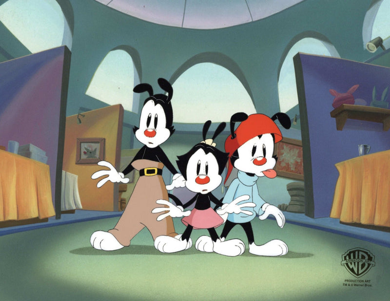 Animaniacs Original Production Cel: Yakko, Wakko, Dot - Choice Fine Art