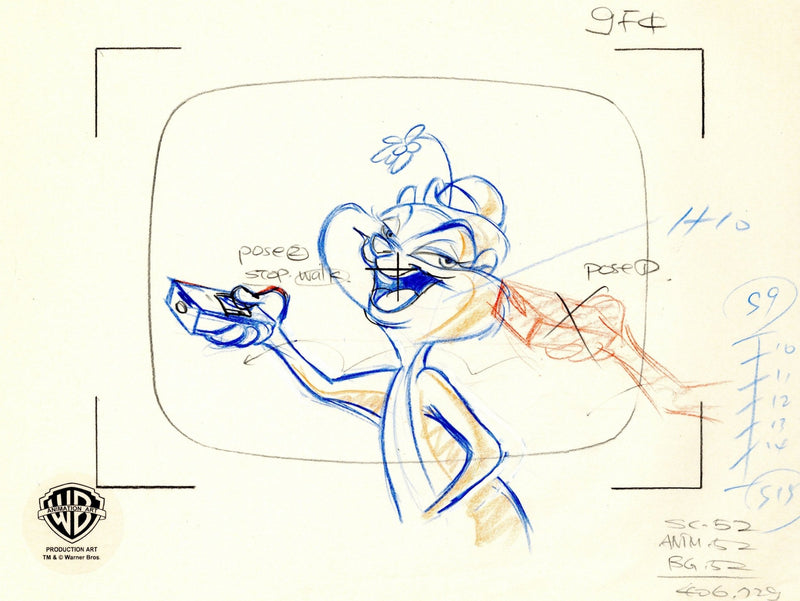 Animaniacs Original Production Drawing: Slappy - Choice Fine Art
