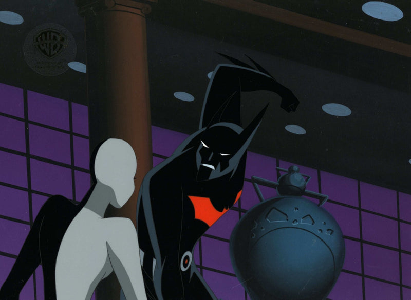 Batman Beyond Original Production Cel on Original Background: Batman and Ten - Choice Fine Art
