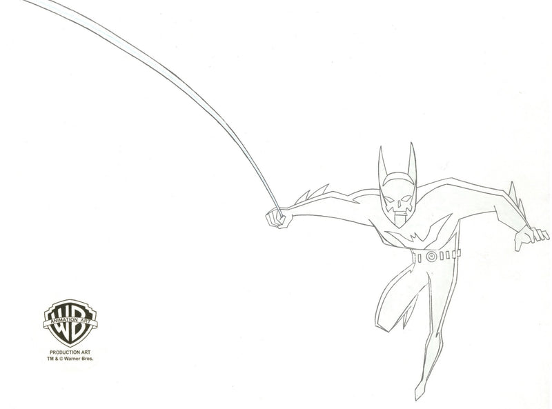 Batman Beyond Original Production Cel with Matching Drawing: Batman - Choice Fine Art
