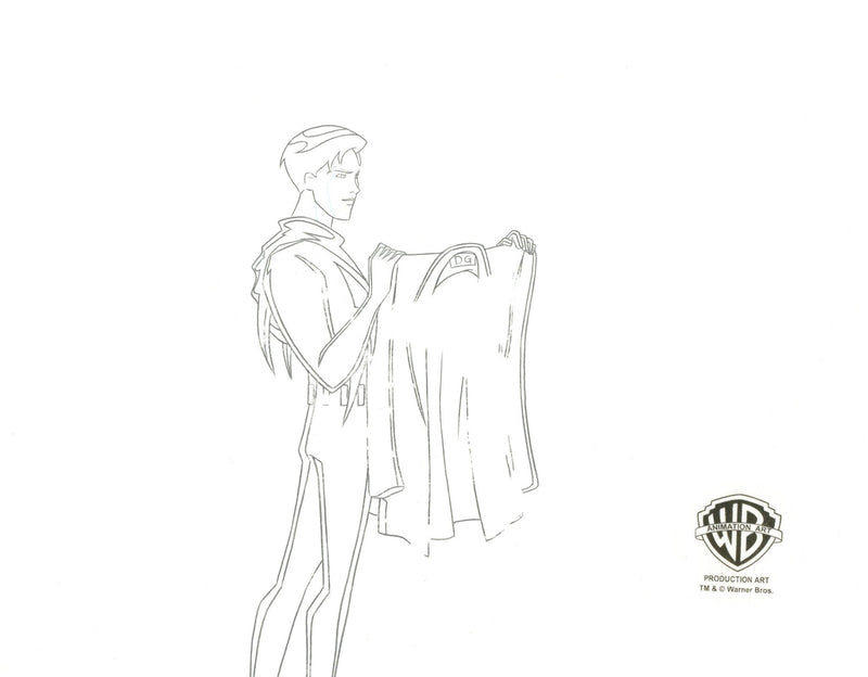 Batman Beyond Original Production Cel with Matching Drawing: Terry McGinnis - Choice Fine Art