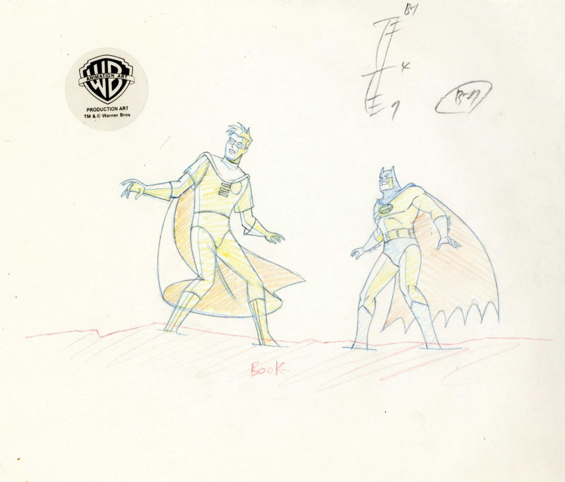 Batman Original Production Drawing: Batman and Robin - Choice Fine Art