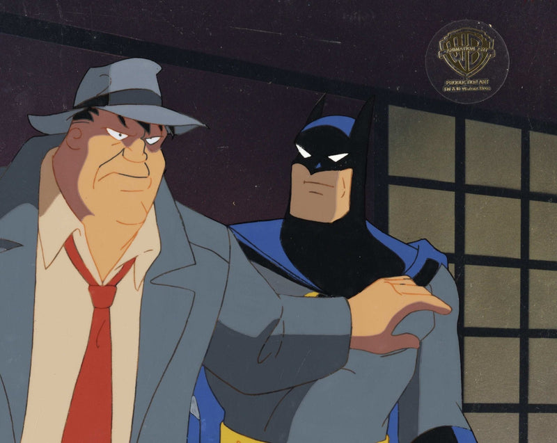 Batman The Animated Series Original Production Cel: Batman and Bullock - Choice Fine Art