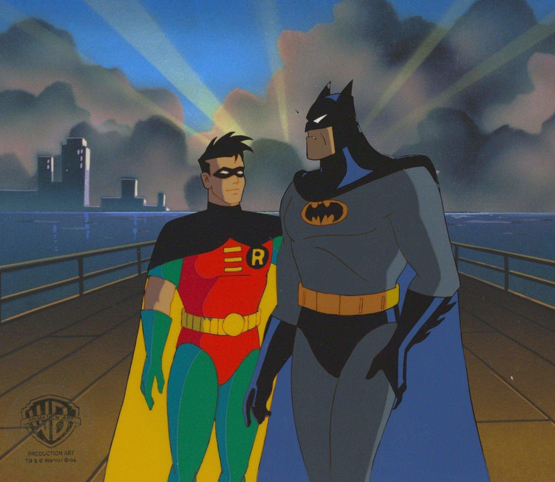 Batman The Animated Series Original Production Cel: Batman and Robin - Choice Fine Art