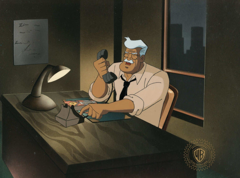 Batman The Animated Series Original Production Cel: Commissioner Gordon - Choice Fine Art