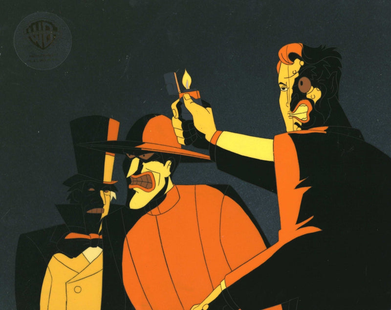 Batman The Animated Series Original Production Cel: Joker, Two-Face, and Mad Hatter - Choice Fine Art