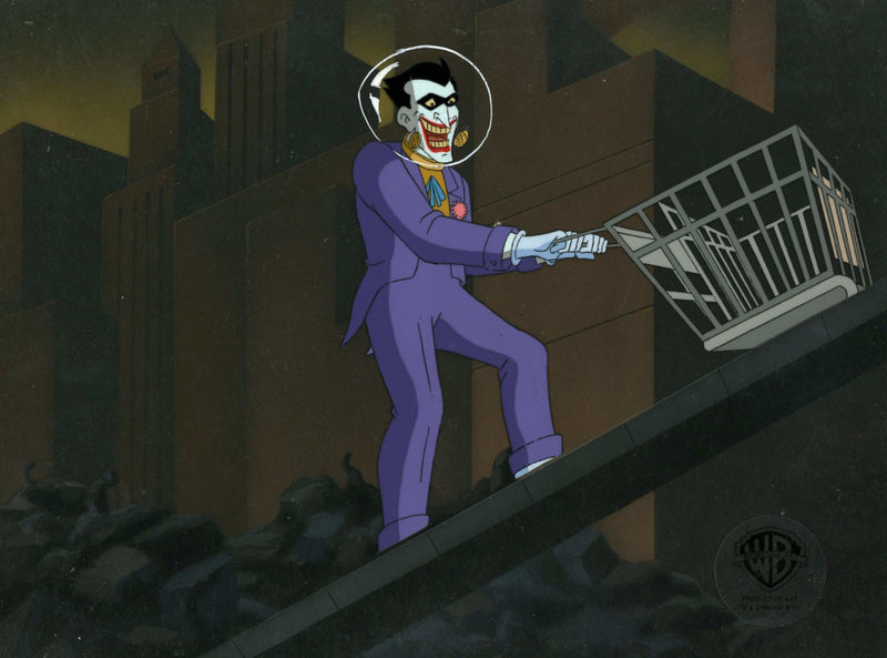 Batman The Animated Series Original Production Cel on Original Background: Joker - Choice Fine Art