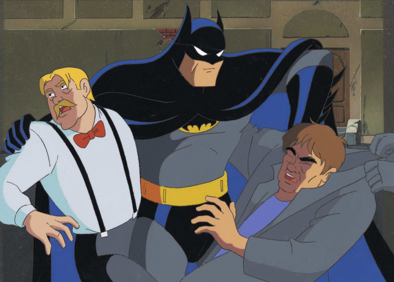 Batman The Animated Series Original Production Cel on Original Production Background: Batman - Choice Fine Art