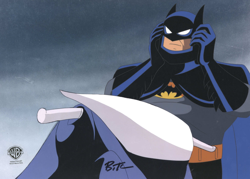 Batman The Animated Series Original Production Cel Signed by Bruce Timm: Batman - Choice Fine Art