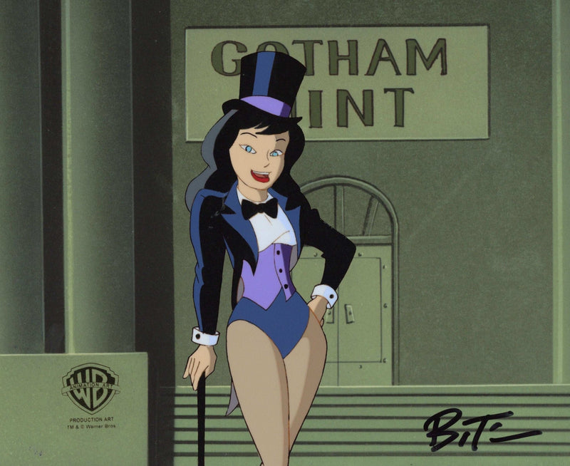 Batman The Animated Series Original Production Cel signed by Bruce Timm: Zatanna - Choice Fine Art