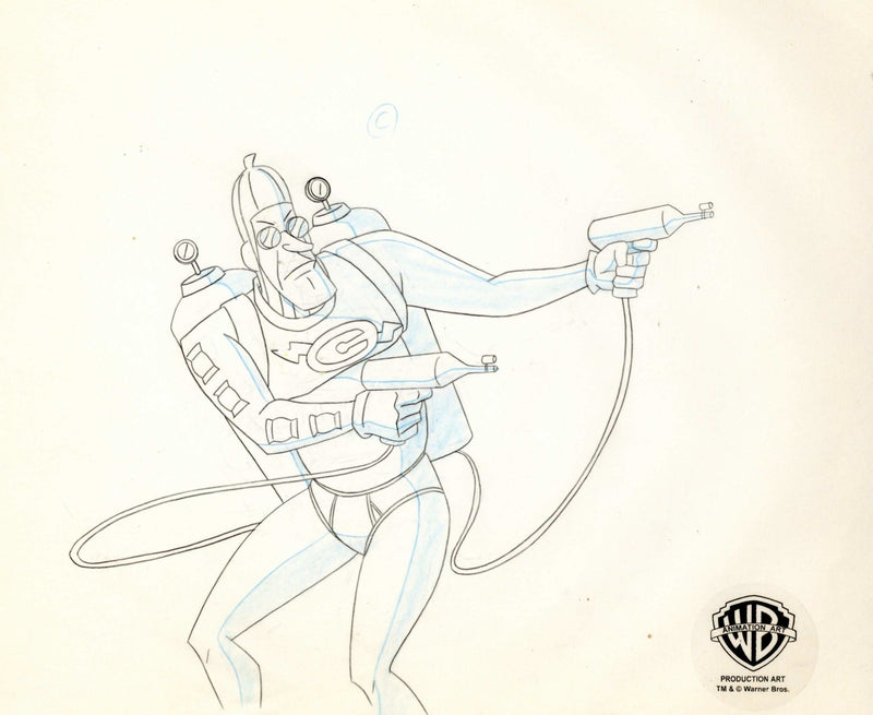 Batman The Animated Series Original Production Cel with Matching Drawing: Condiment King - Choice Fine Art