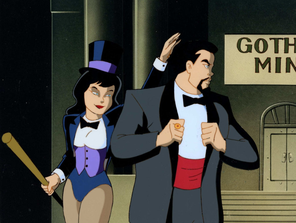 Batman The Animated Series Original Production Cel: Zatanna and Montague Kane - Choice Fine Art