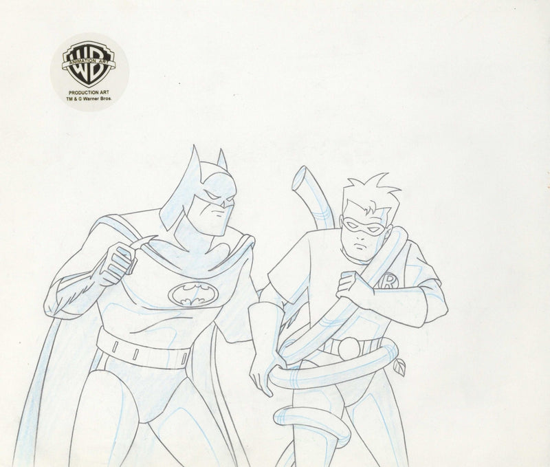 Batman The Animated Series Original Production Drawing: Batman and Robin - Choice Fine Art