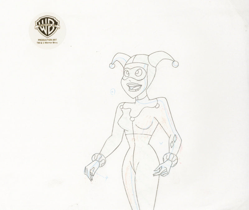 Batman The Animated Series Original Production Drawing: Harley Quinn - Choice Fine Art