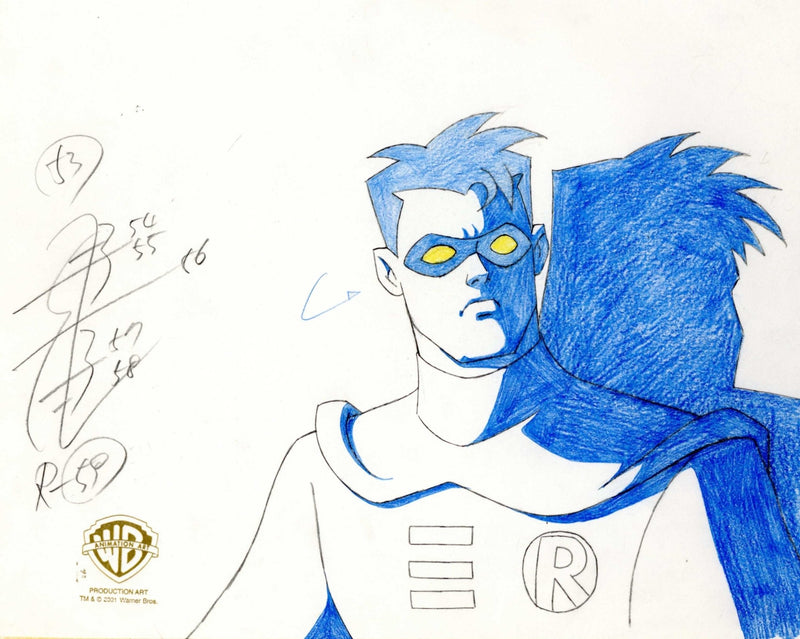 Batman The Animated Series Original Production Drawing: Robin - Choice Fine Art