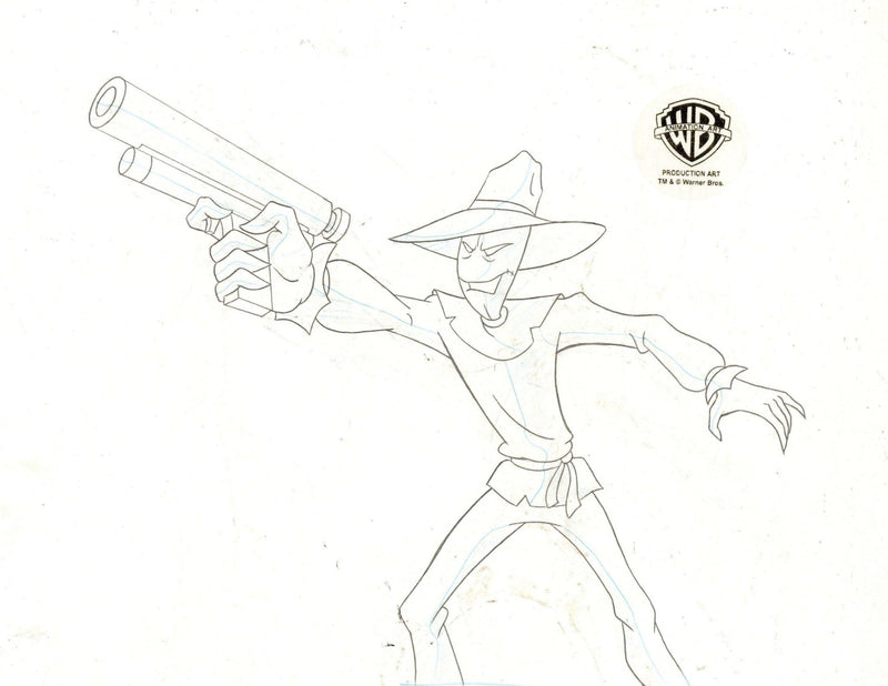 Batman The Animated Series Original Production Drawing: Scarecrow - Choice Fine Art