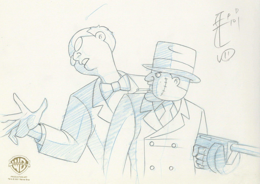 Batman The Animated Series Original Production Drawing: Ventriloquist - Choice Fine Art