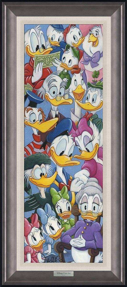 Disney Silver Series: Duck Family - Choice Fine Art
