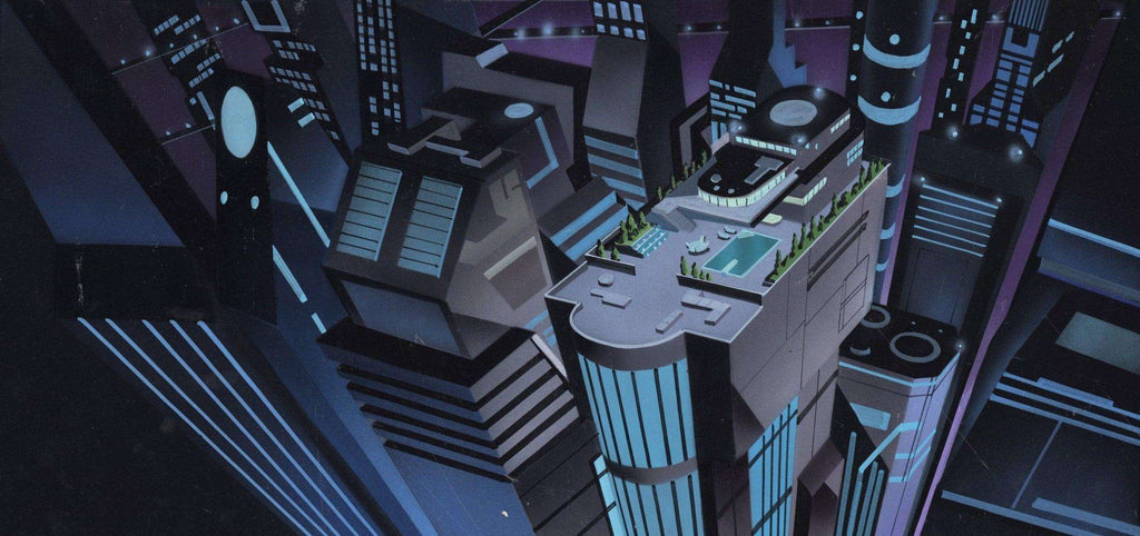 Batman Beyond Original Production Background - Choice Fine Art