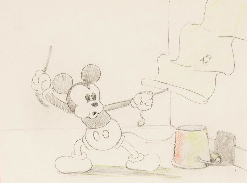 Gulliver Mickey Mouse Layout Drawing - Choice Fine Art