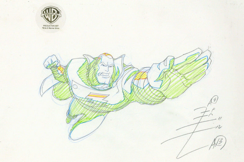 Justice League Original Production Drawing: Captain Marvel - Choice Fine Art