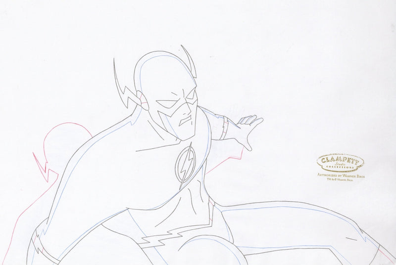 Justice League Original Production Drawing: Flash - Choice Fine Art